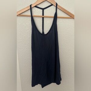Simple navy Racerback Tank